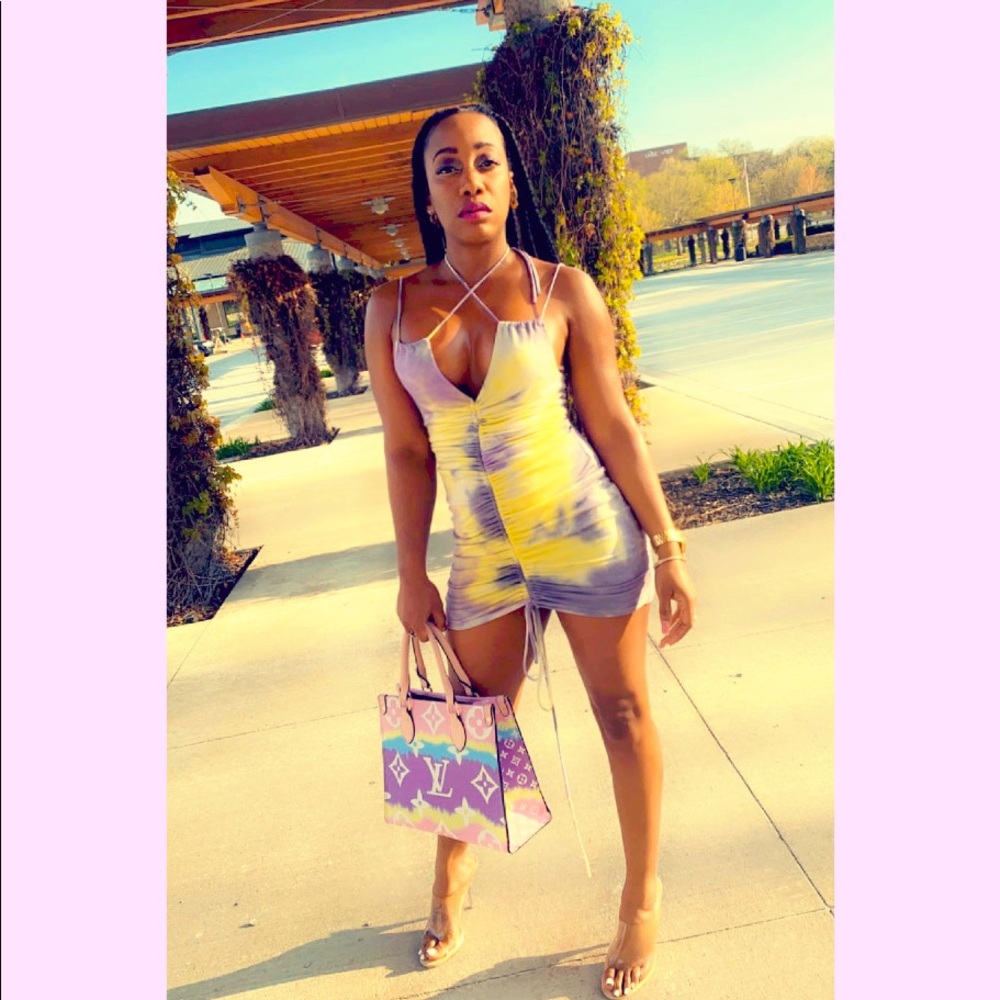 Tie Me Up Tie Dye Dress